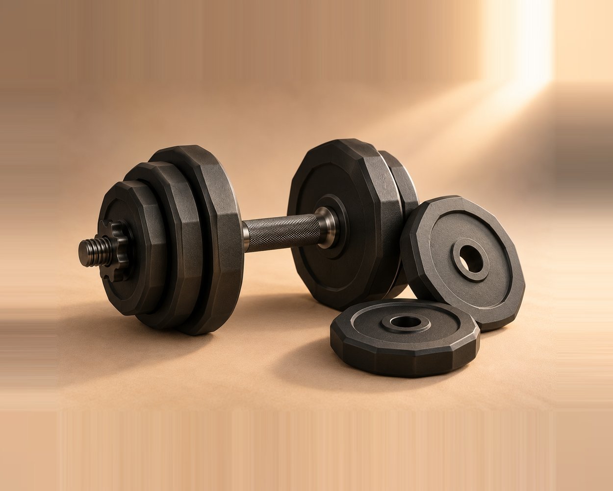 Hantelset verstellbar, 20 kg