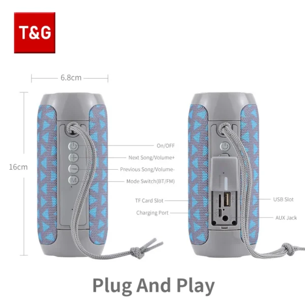 Bluetooth Lautsprecher Tragbare – Bild 5